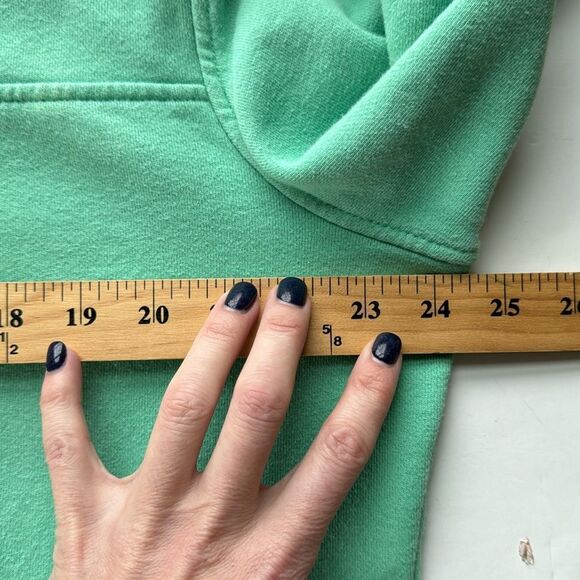 Vineyard Vines Mens M Shep Quarter Zip Sweatshirt Green Blue Preppy‎ Logo Shirt - Picture 11 of 12